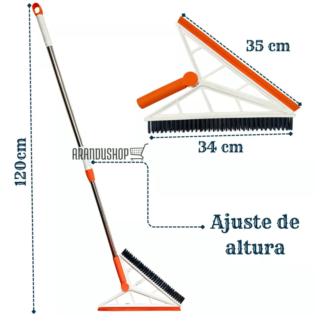 Escoba con Escurridor | FlexiClean 2 en 1®