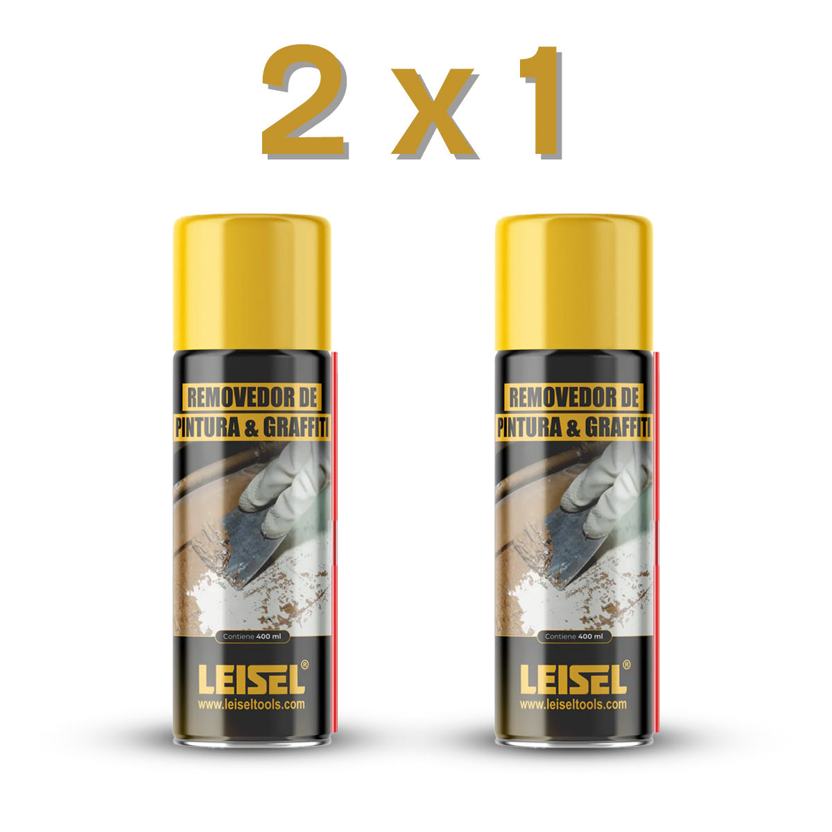 Spray Removedor de Pintura y Graffiti 450ml 2x1 | Leisel