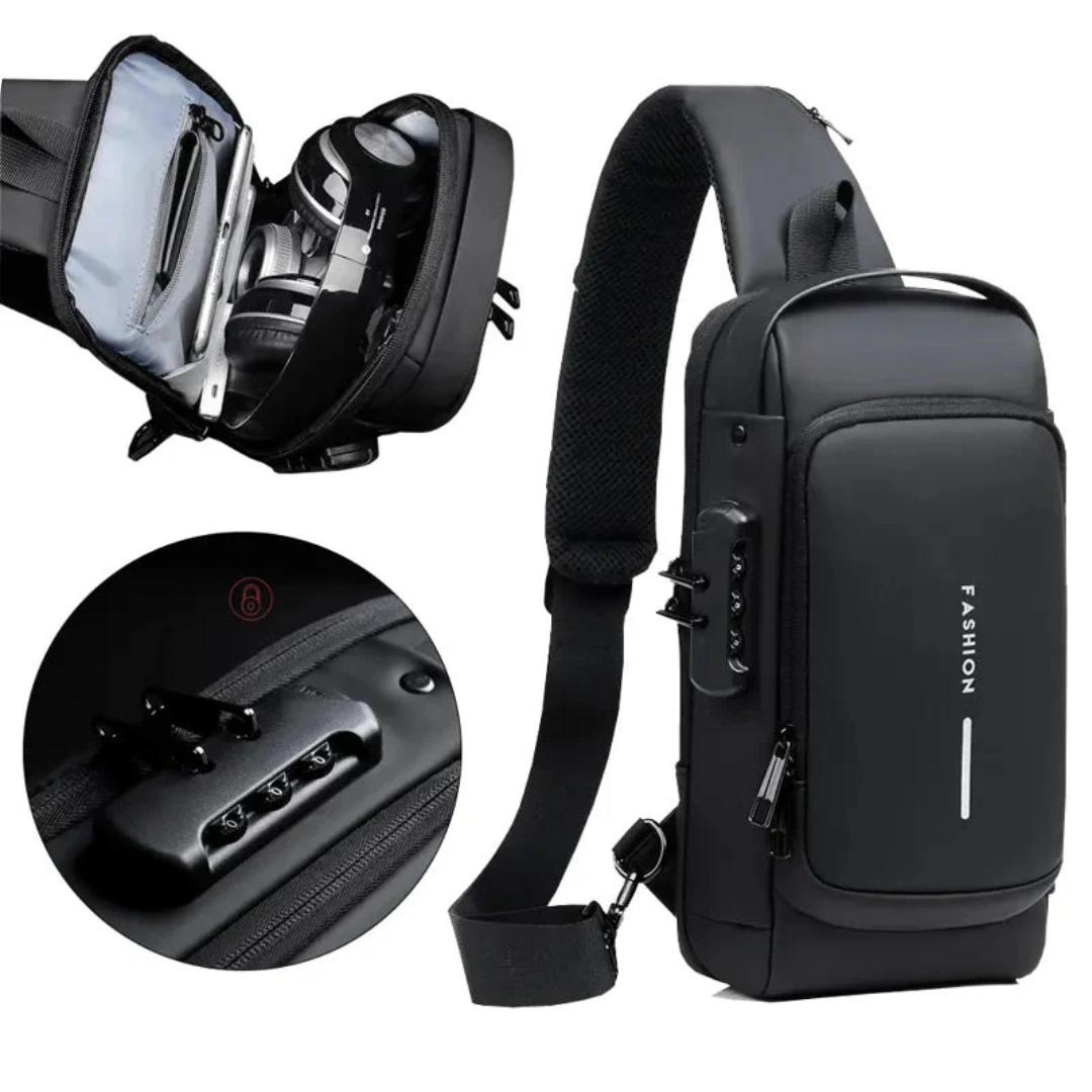 Bandolera Antirrobo con Puerto USB | UrbanPack