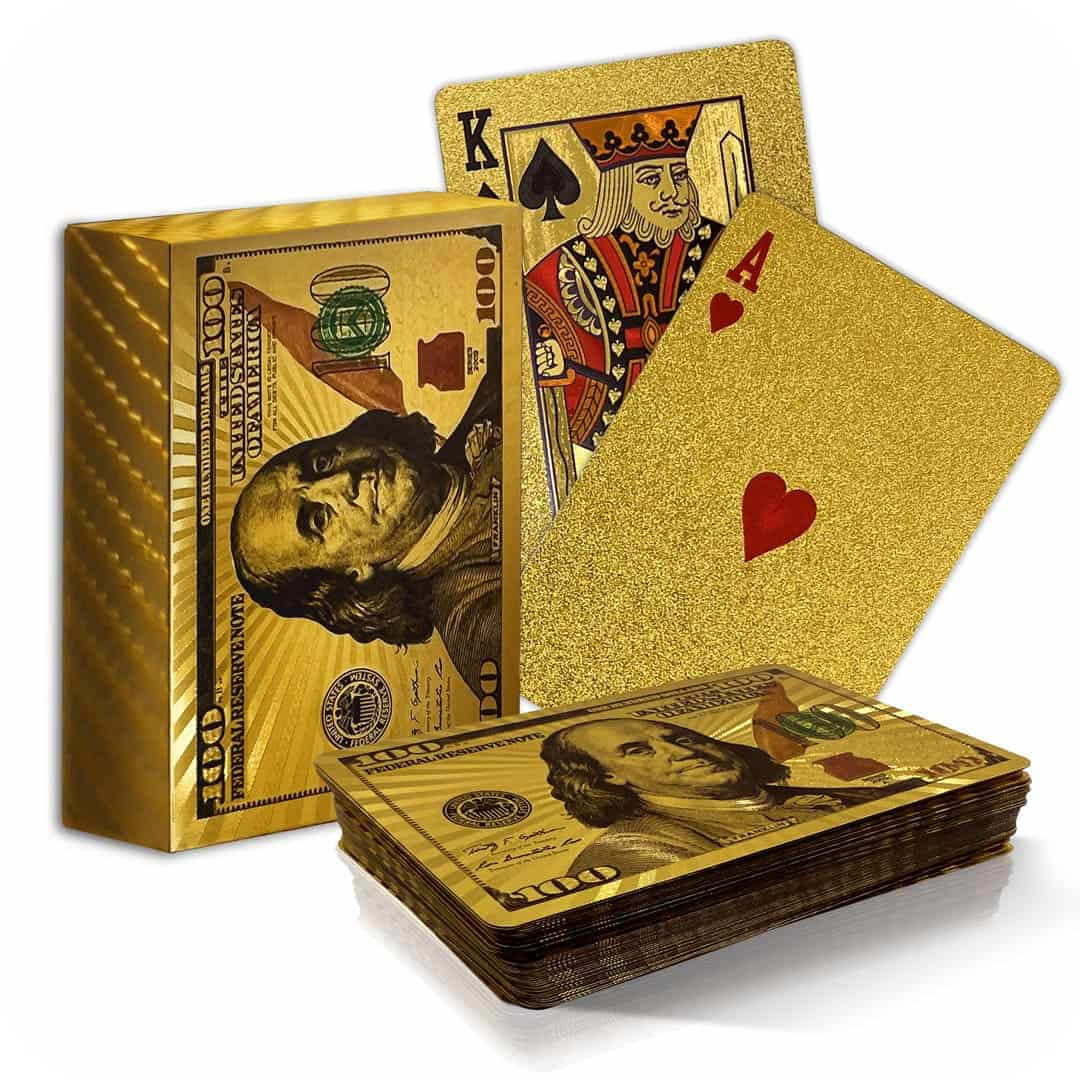 Cartas de Póker con Acabado Dorado 24K | GoldDeck