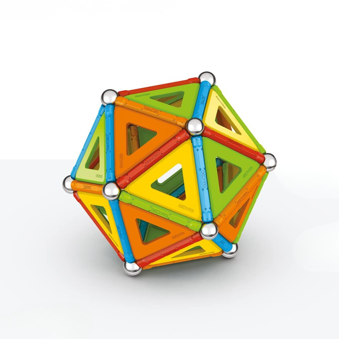 Set de Construcción Magnética con Piezas de Colores | MagnetiBuild