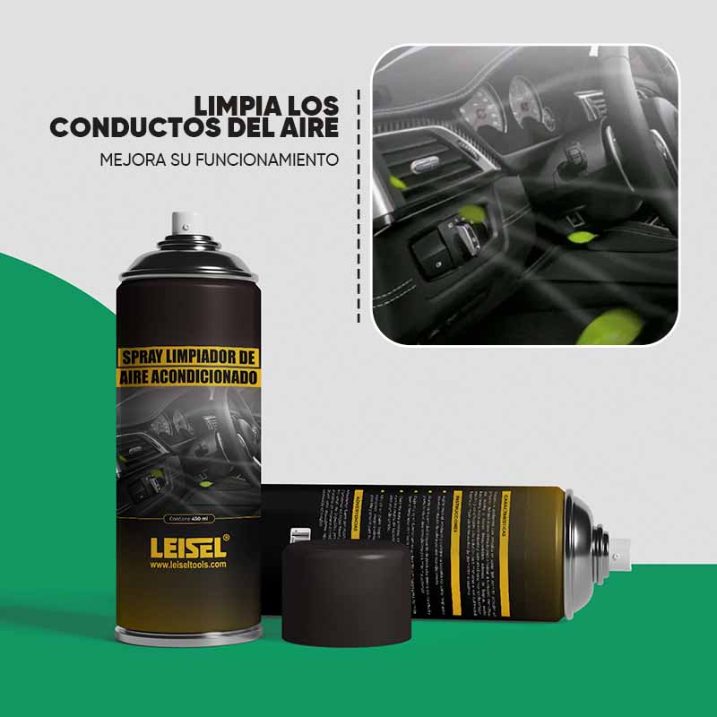 Spray Limpiador de Aire Acondicionado 450ml | Leisel
