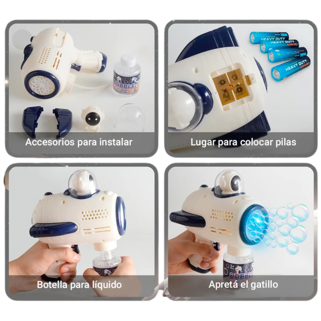 Pistola Lanzaburbujas de Astronauta | StarBlast