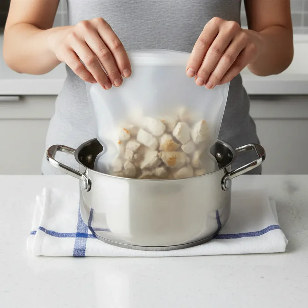 Bolsas Gruesas Reutilizables de Silicona | Milhome