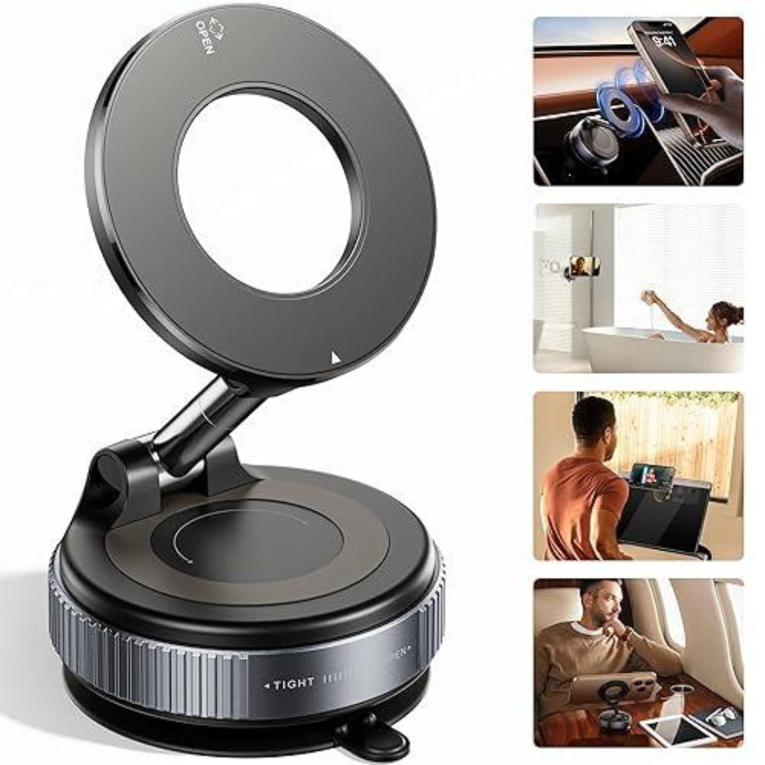 Soporte Plegable para Celular con Succión 360° | VacuGrip