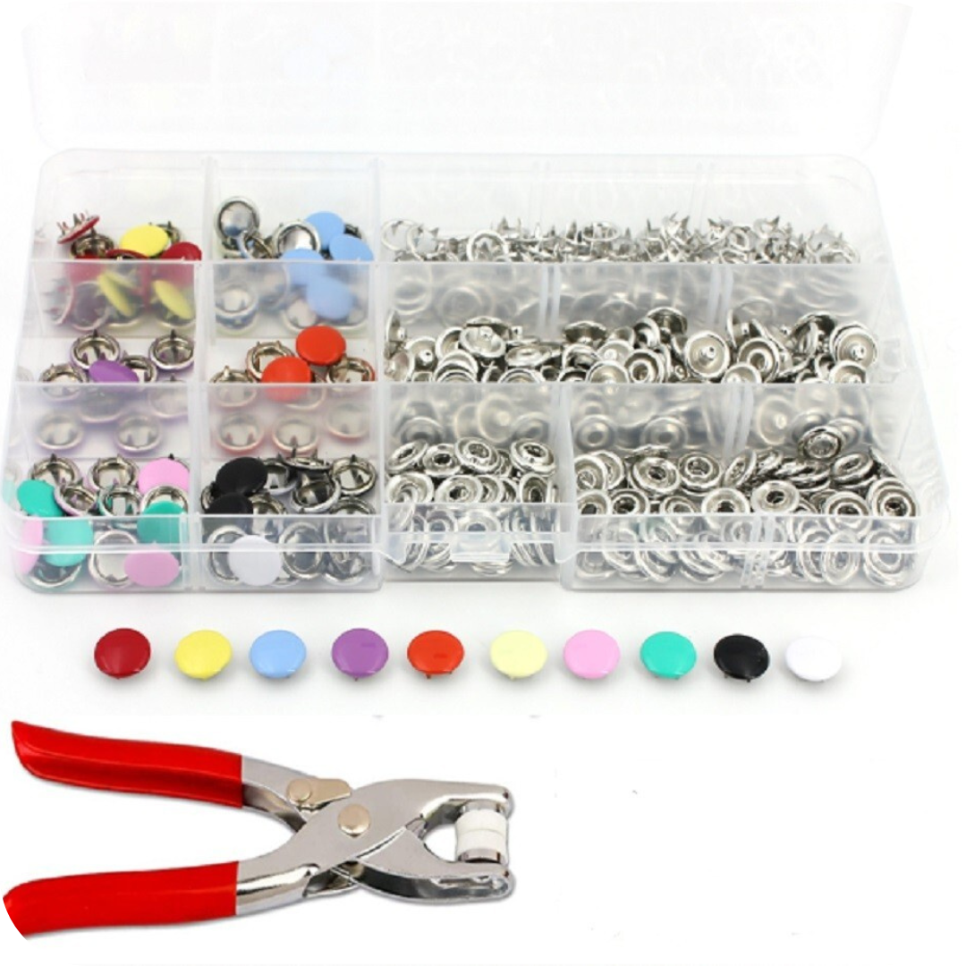 Kit de Botones y Alicate | SnapFix®