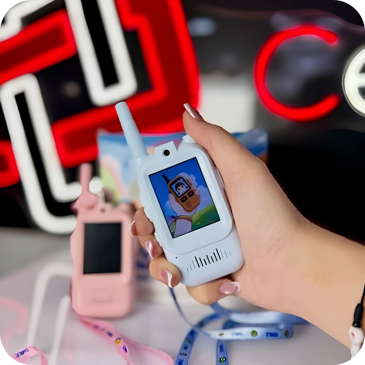 Walkie Talkies de Video con Cámara para Niños Pack 2 | KidTalk
