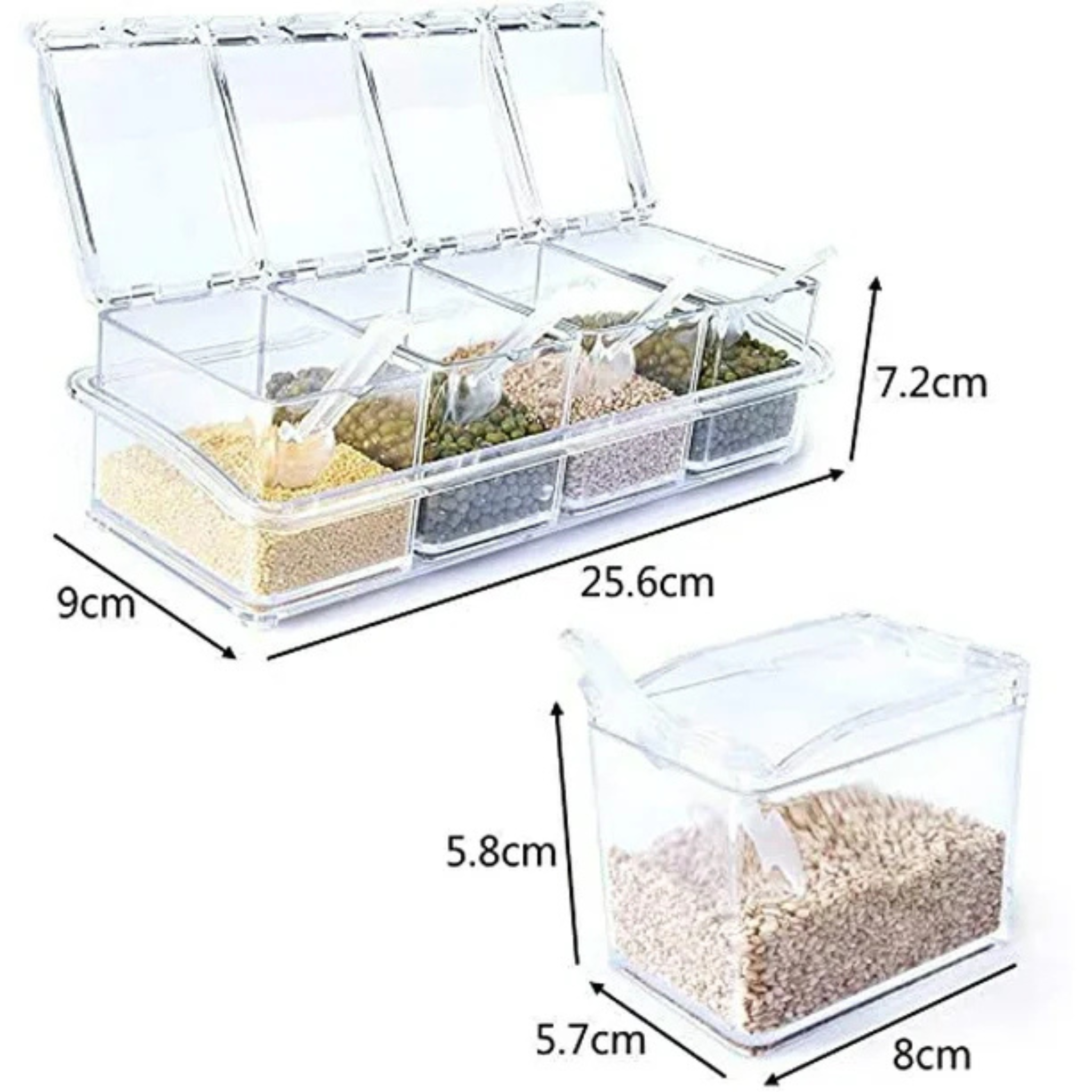 Caja Acrílica para Condimentos | CondimGlass