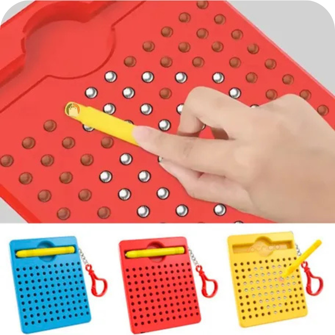 Pizarra de Dibujo Magnética con Bolitas y Lápiz | MagBoard