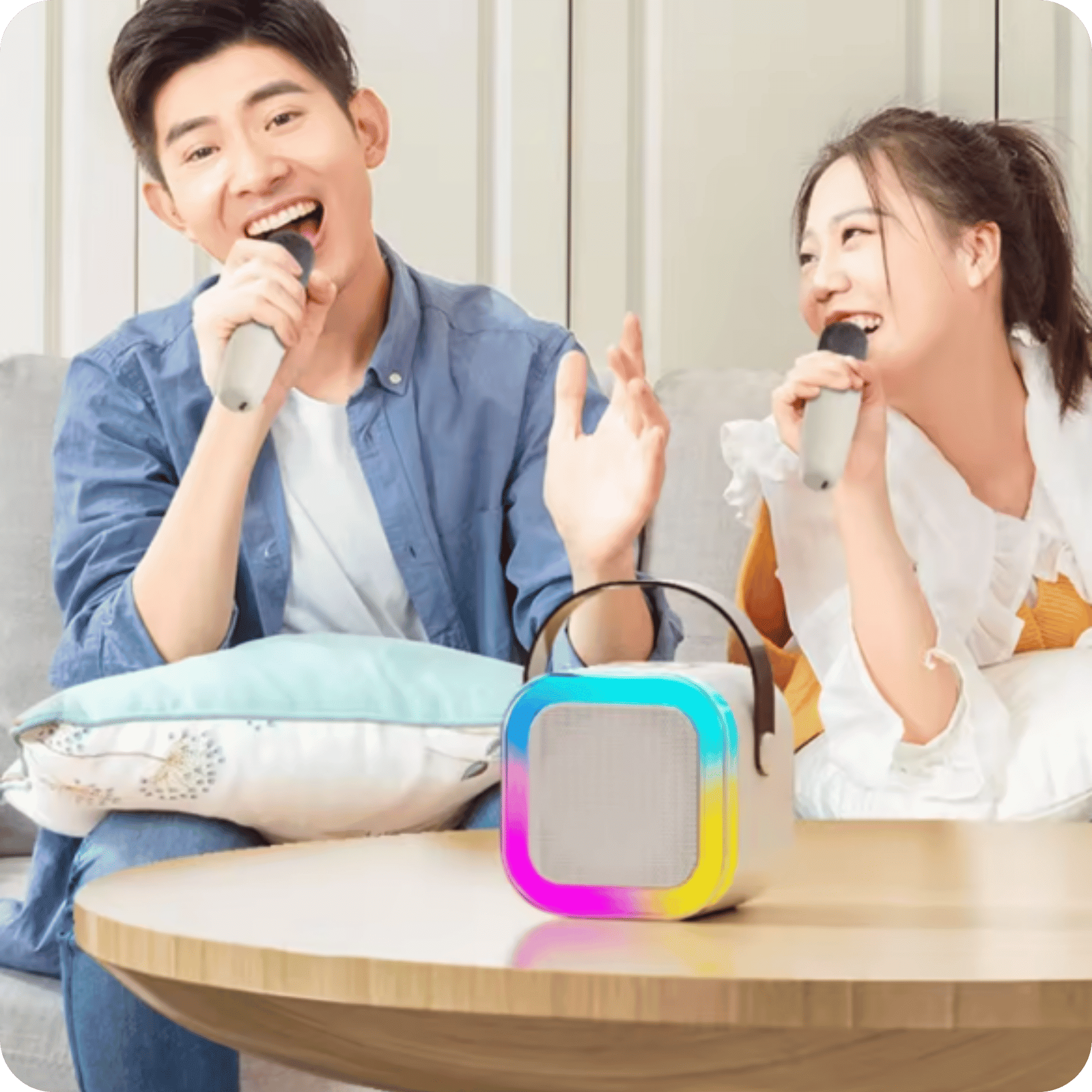 Mini karaoke a Bluetooth | Lumi Speaker Pro®