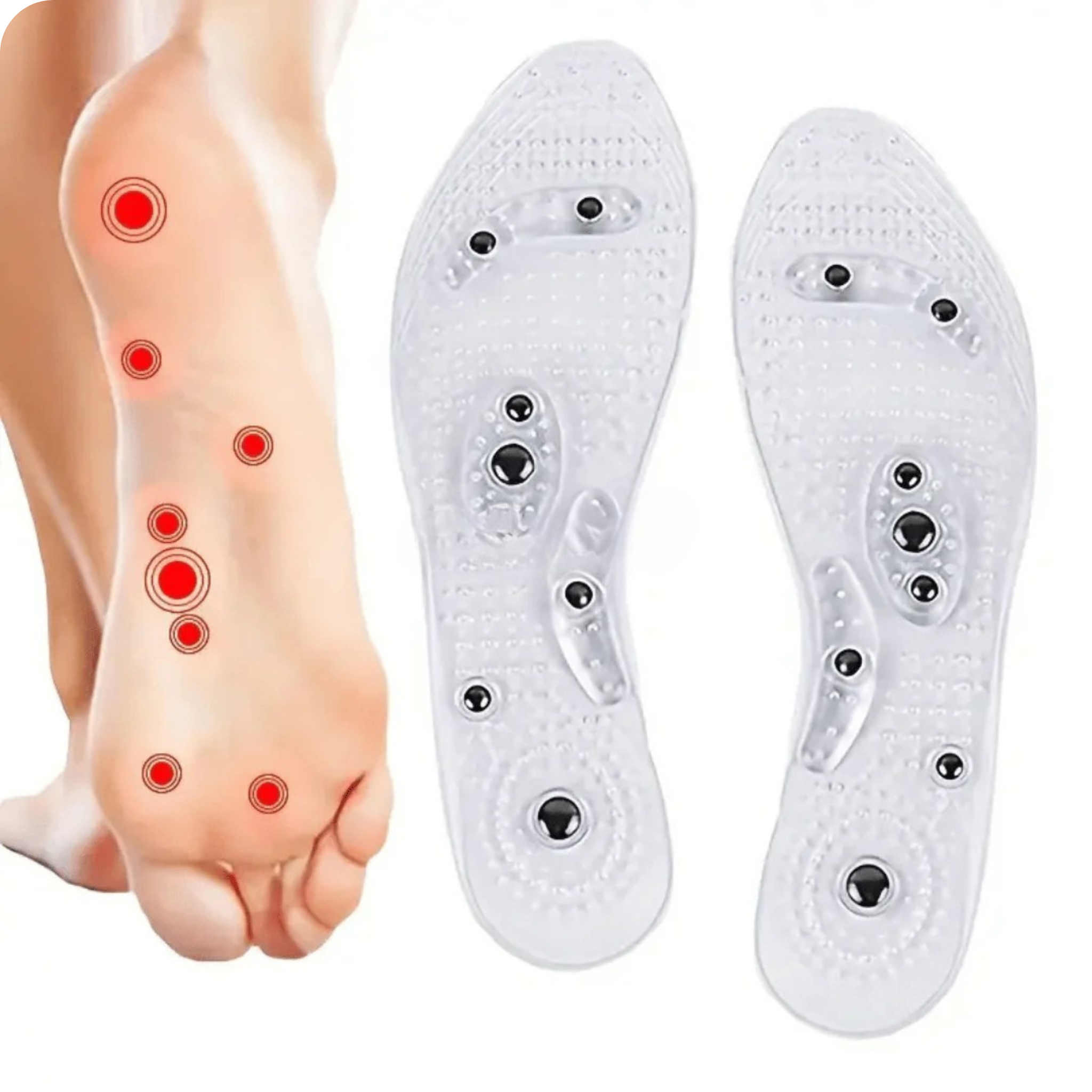 Plantilla Magnética Masajeadora por Imanes | StresSless