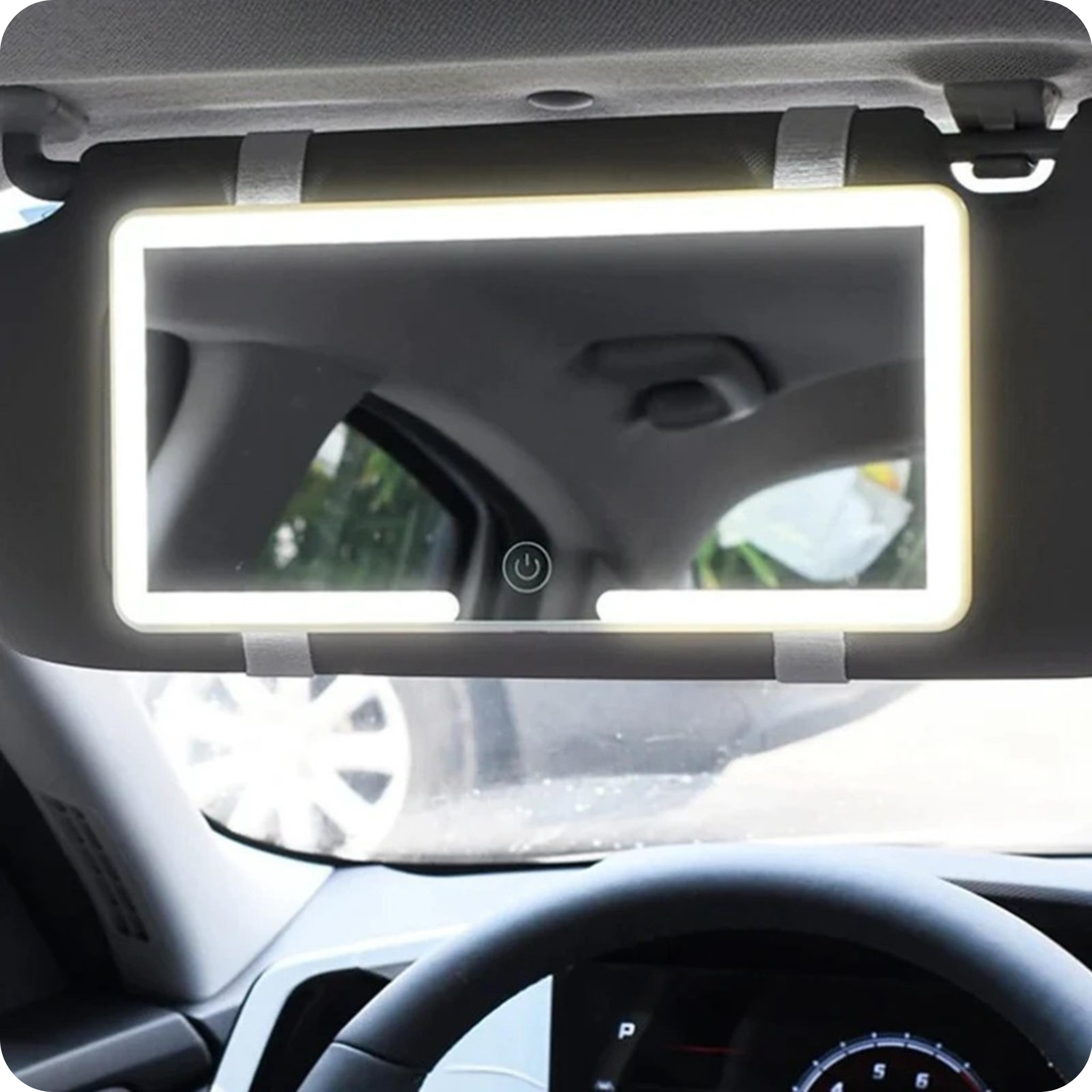 Espejo para Auto con Luz LED | LumiMirror
