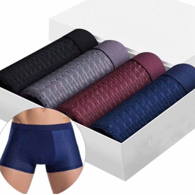 Pack de 4 Boxer de Fibra de Bambú | BambooFlex