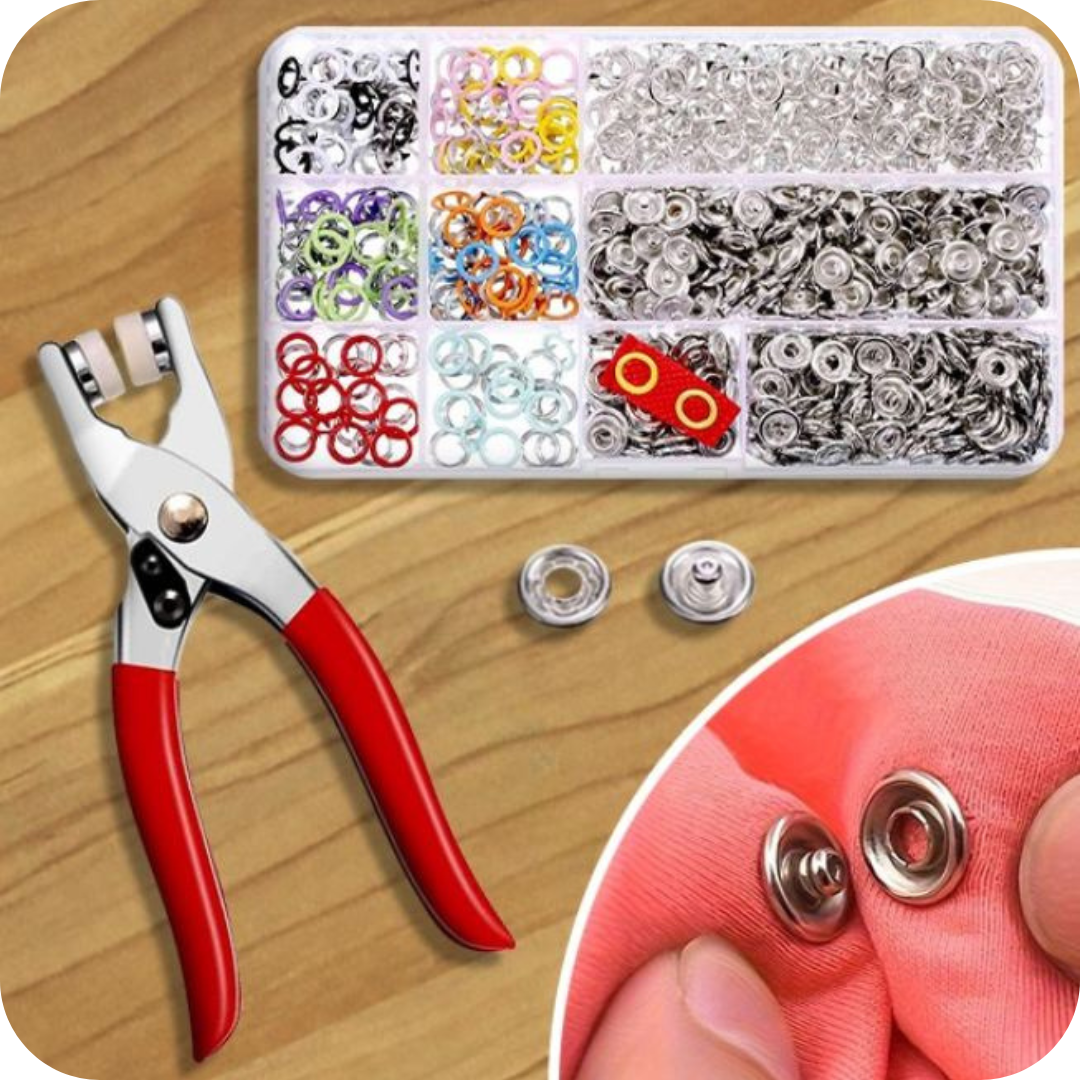 Kit de Botones y Alicate | SnapFix
