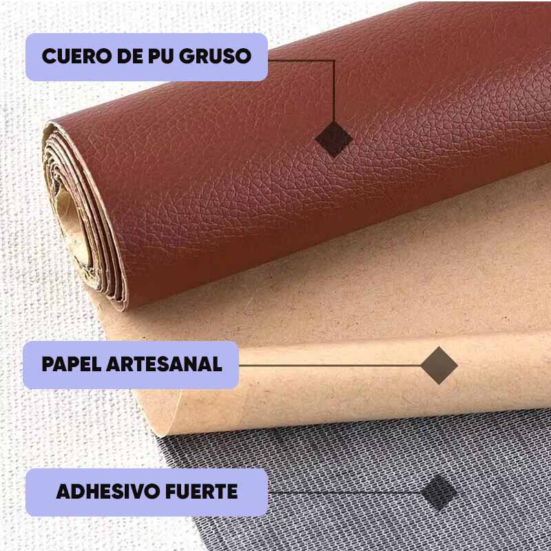 Parches de Reparación de Cuero Sintético Autoadhesivos | PatchPro