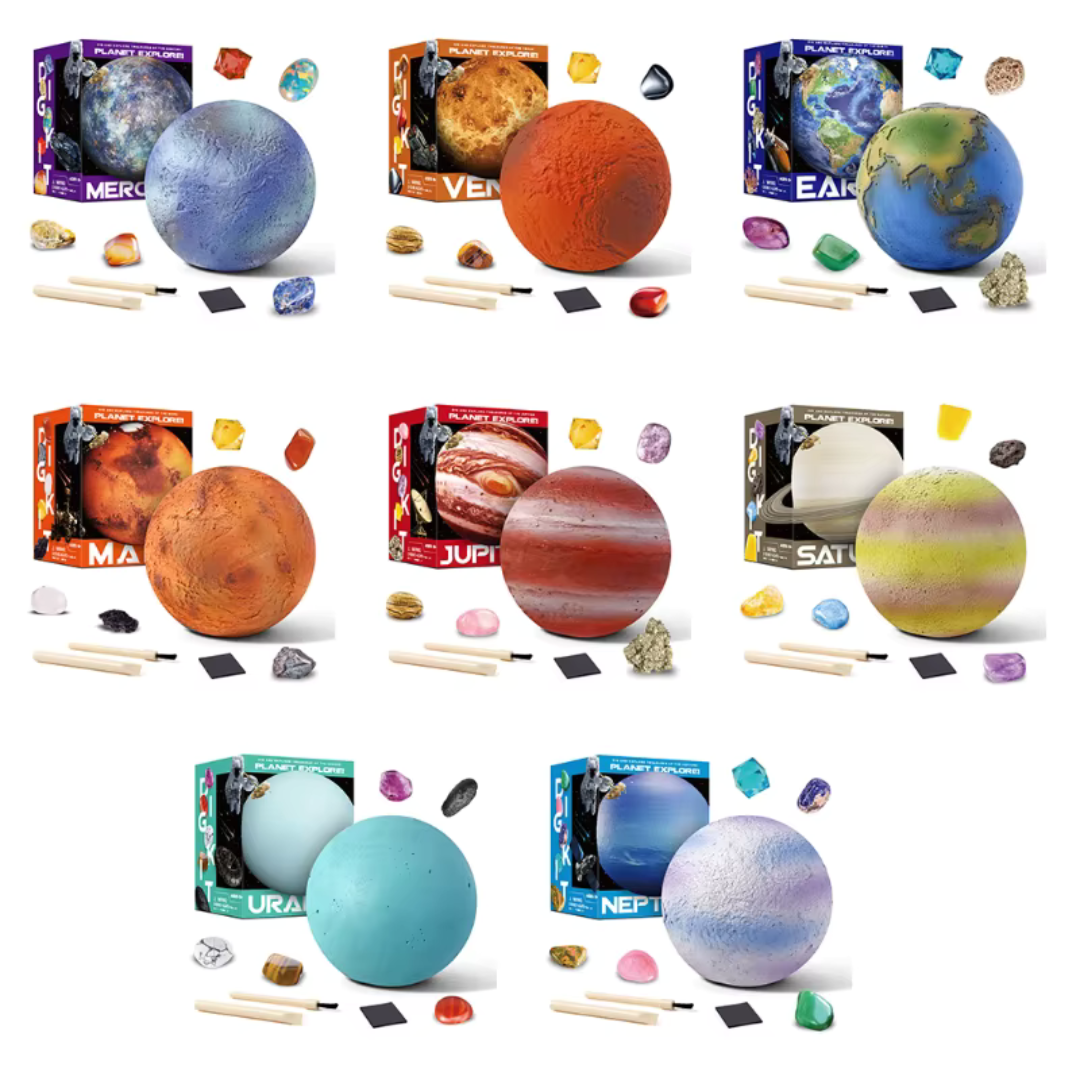 Juguete de Excavación Arqueológica de Planetas | PlanetDig