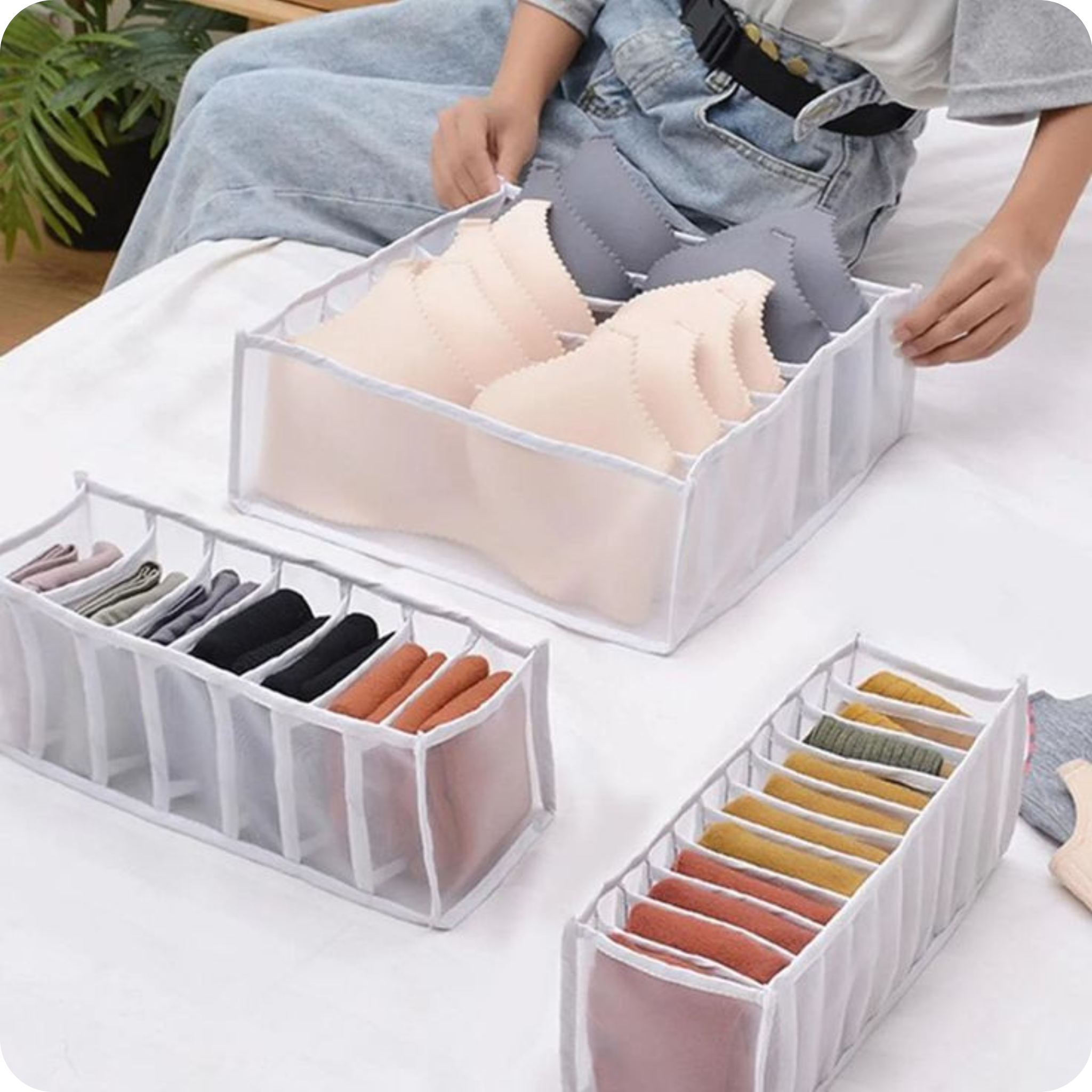Set de 3 Organizadores de Ropa | ClosetZen®