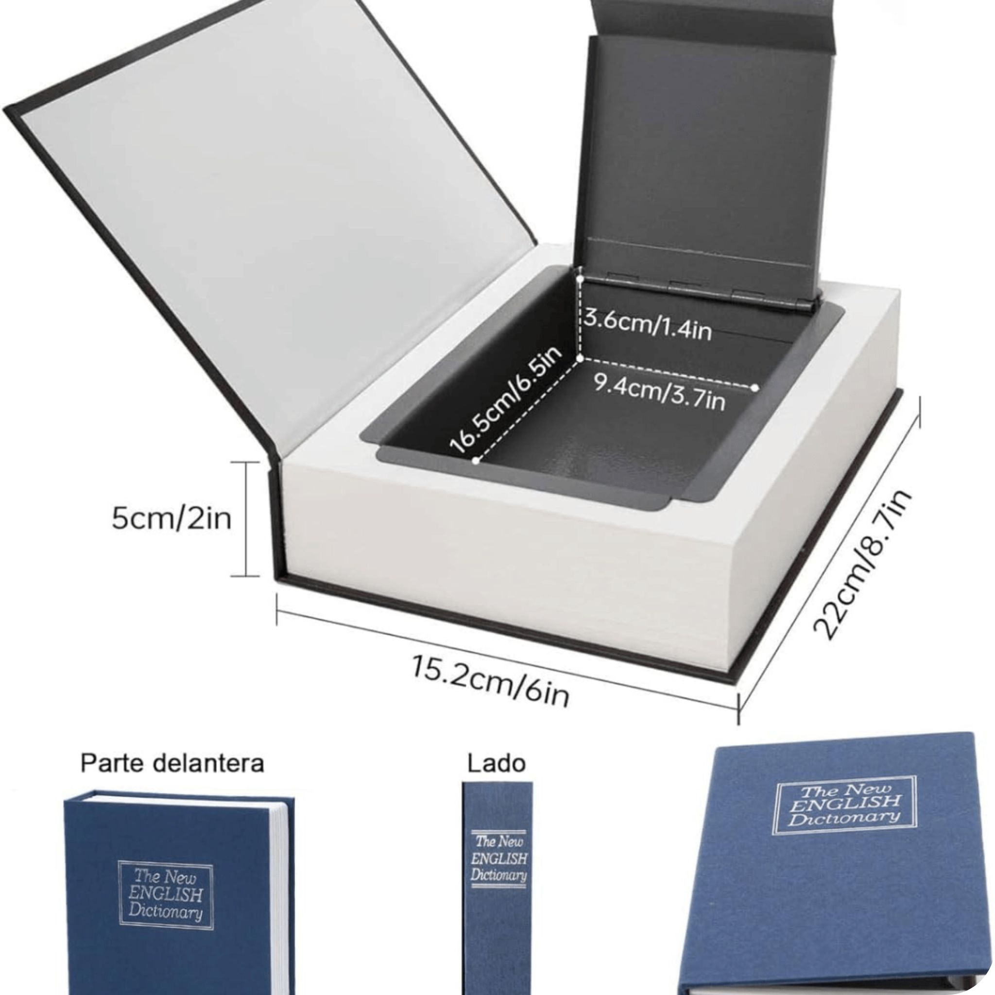 Libro De Seguridad Con Caja Fuerte | SafetyBook