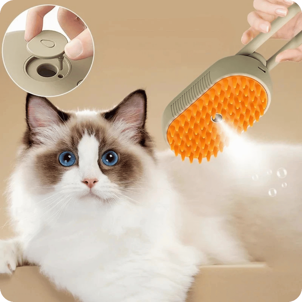 Cepillo con Vapor para Mascotas | Pet Brush
