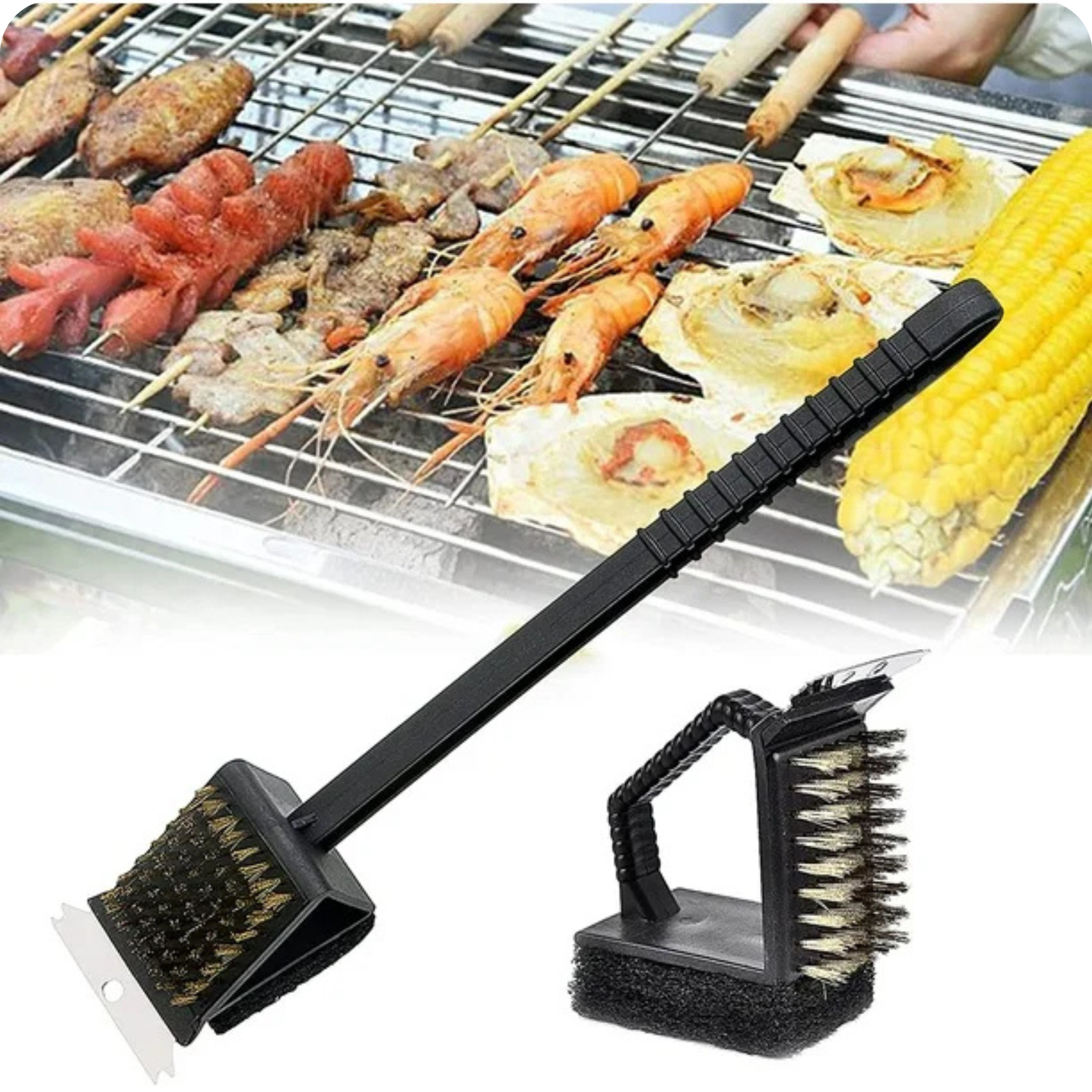 Limpiador de Parrilla 3 en 1 | GrillBrush