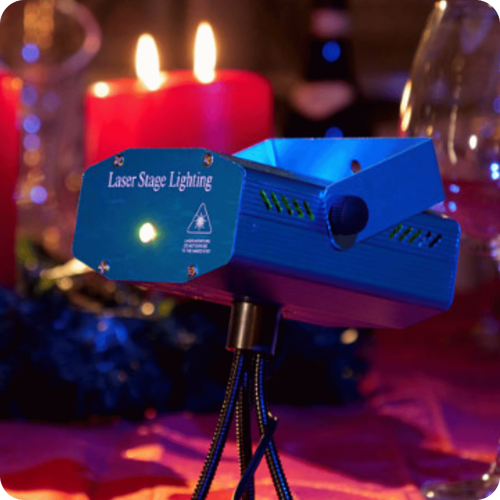 Mini Iluminador Láser para Fiestas | Party Beam®