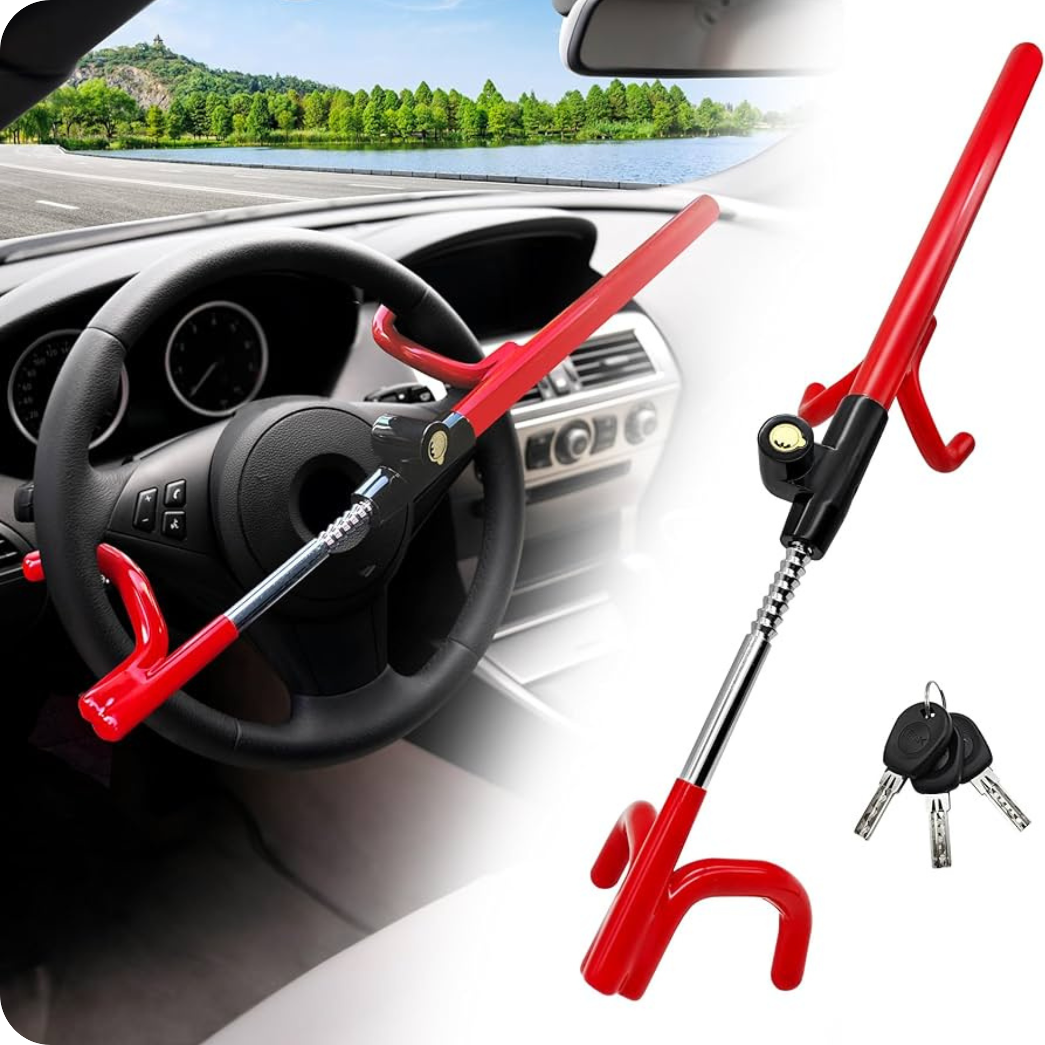 Bloqueador de Volante | Anti Theft