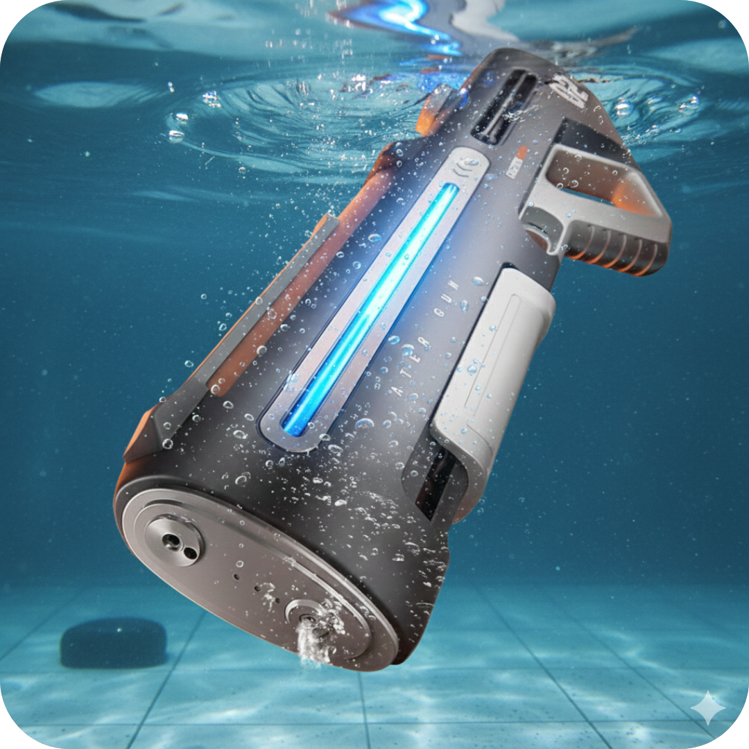 Pistola de Agua Eléctrica de Rociado Continuo | AquaBlaster