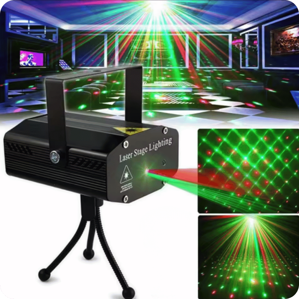 Mini Iluminador Láser para Fiestas | Party Beam®