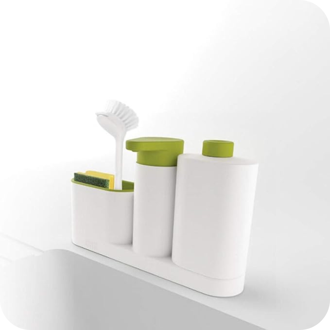 Dispensador de Detergente con Esponjero | SoapBox