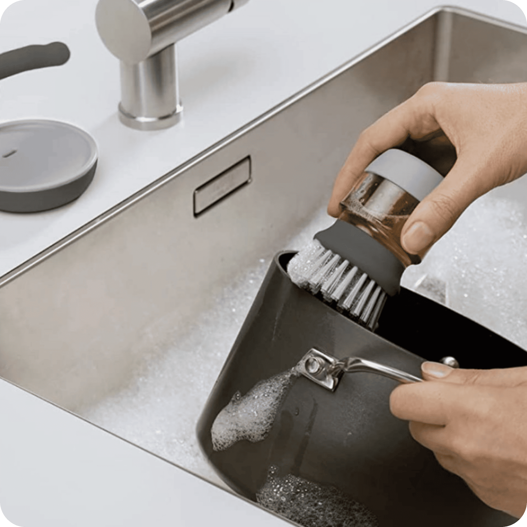 Cepillo Dispensador de Jabón | Pot Brush