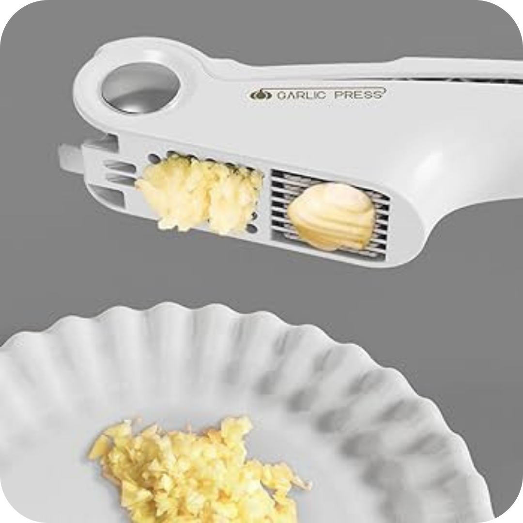 Prensador de Ajo 3 en 1 Multifuncional | GarlicPress