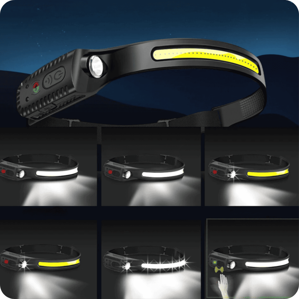 Linterna Frontal Led con Sensor | Lumi Front Pro®