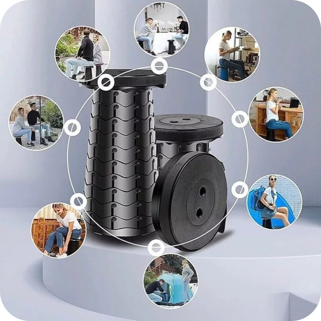 Asiento Telescópico Plegable Portátil | FoldSeat