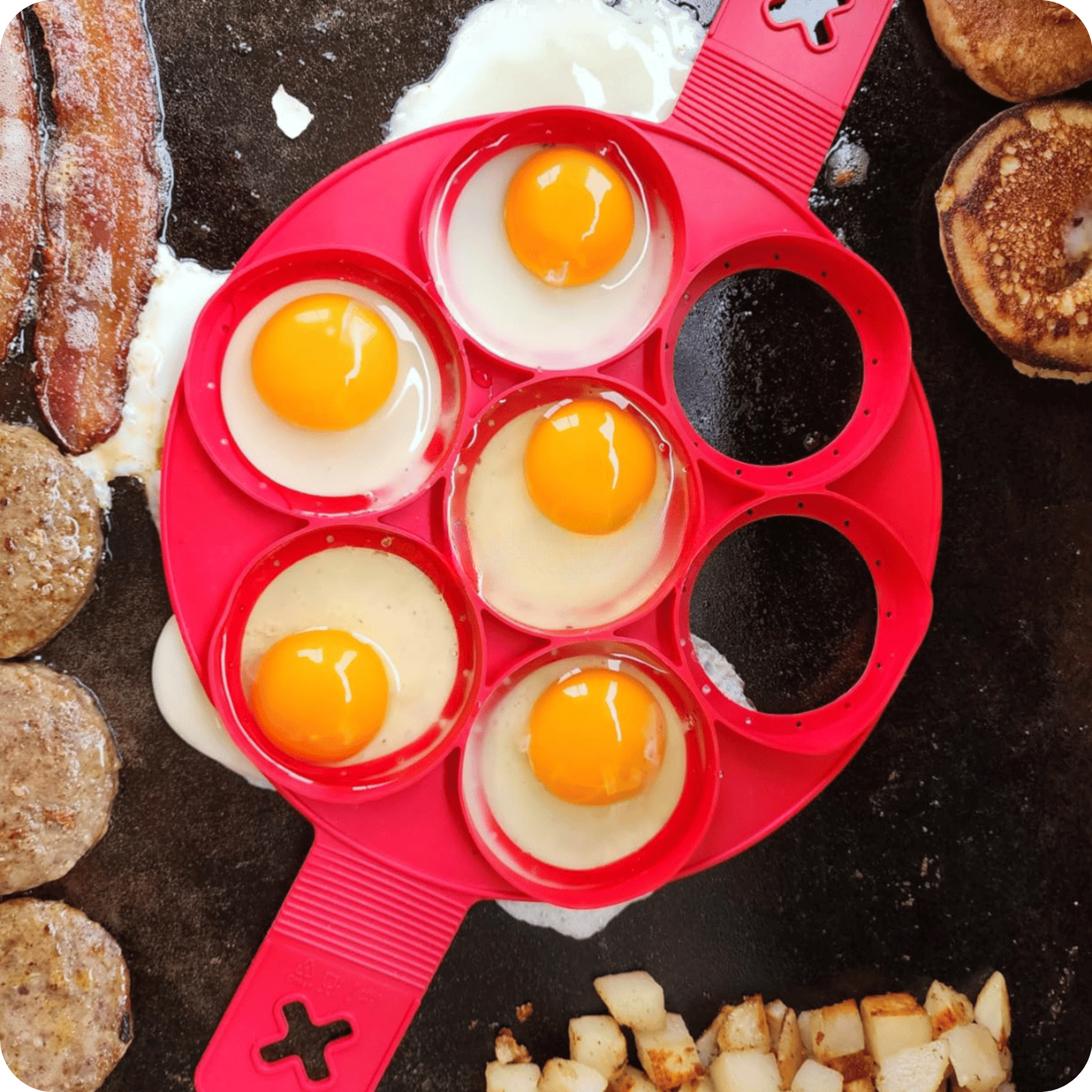 Mini Molde para Panqueques y Huevos | PancakeMaster®