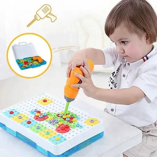 Set Creativo con Taladro y Tablero Didáctico | DrillArt