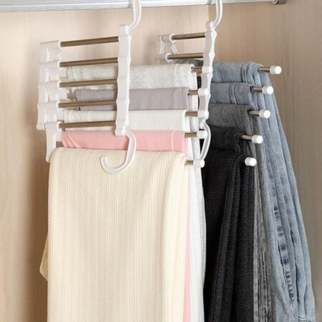 Pack 5 en 1 de Perchas Ahorradoras de Espacio | ClosetMax