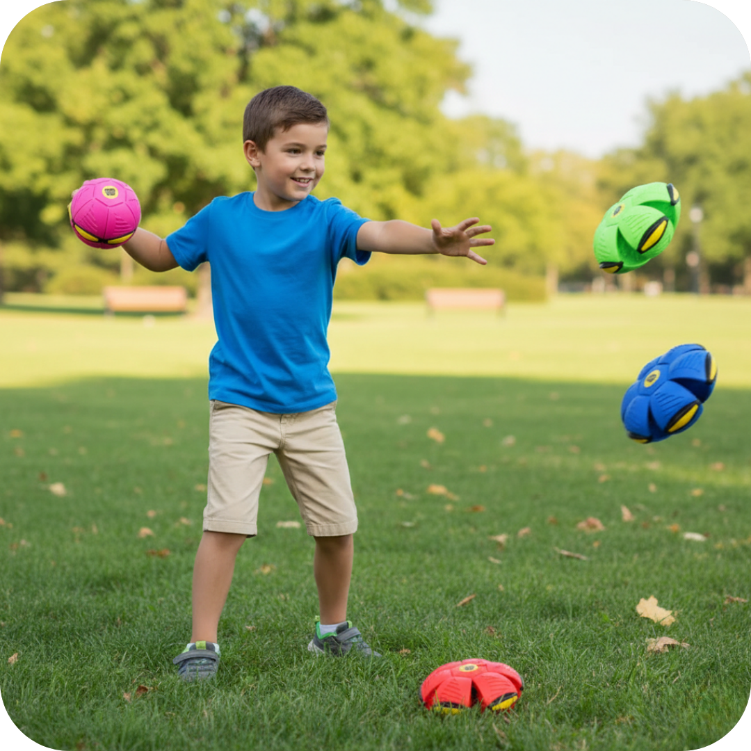Pelota Disco Transformable 2 en 1 | FlipBall