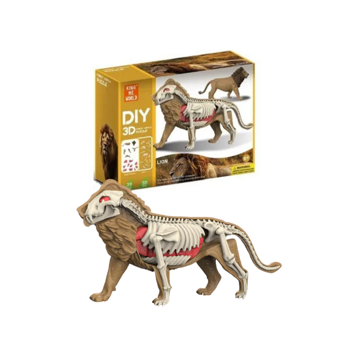 Rompecabezas 3D de Anatomía Animal Armable | AnimalLab
