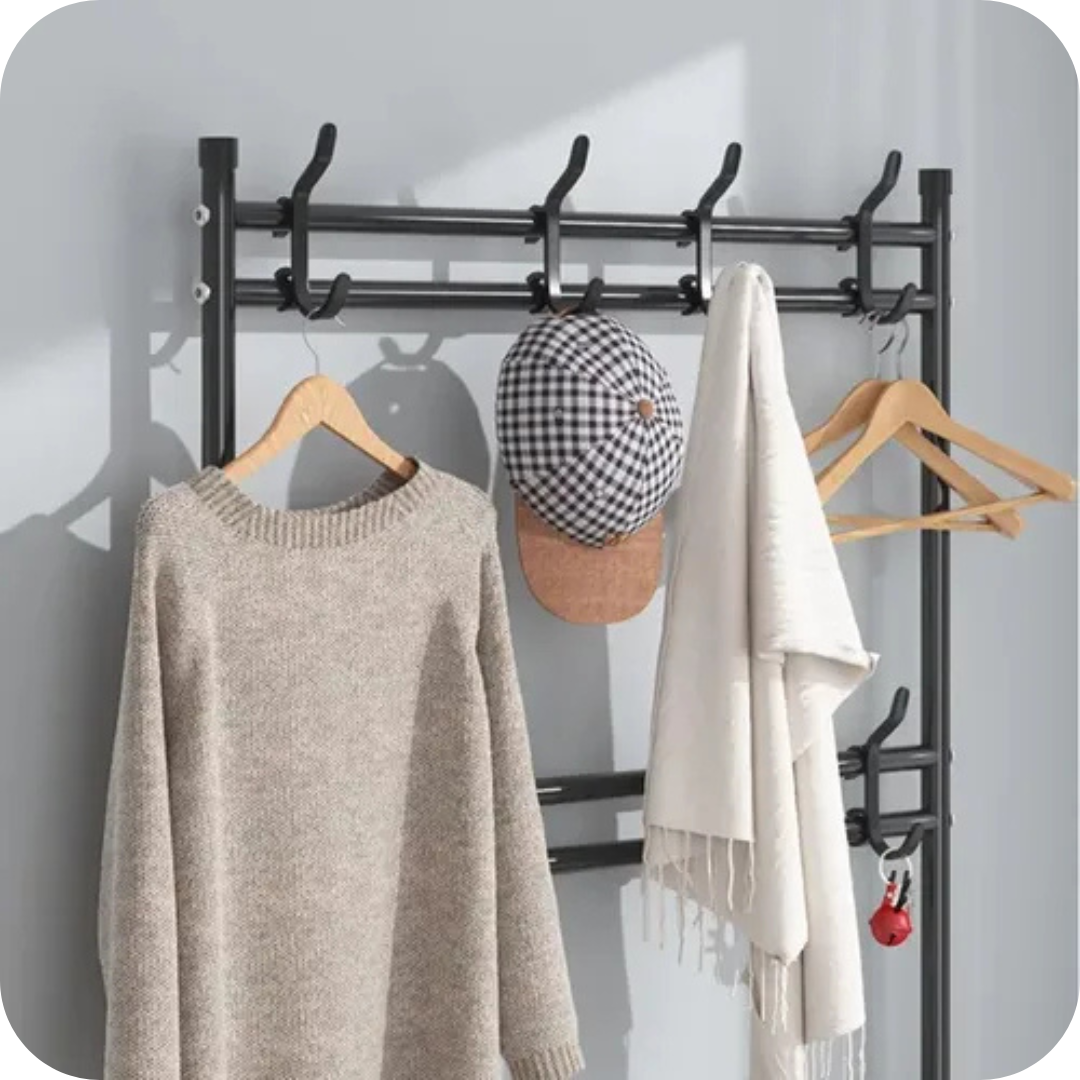 Perchero Multifuncional con Zapatero | RackSpace