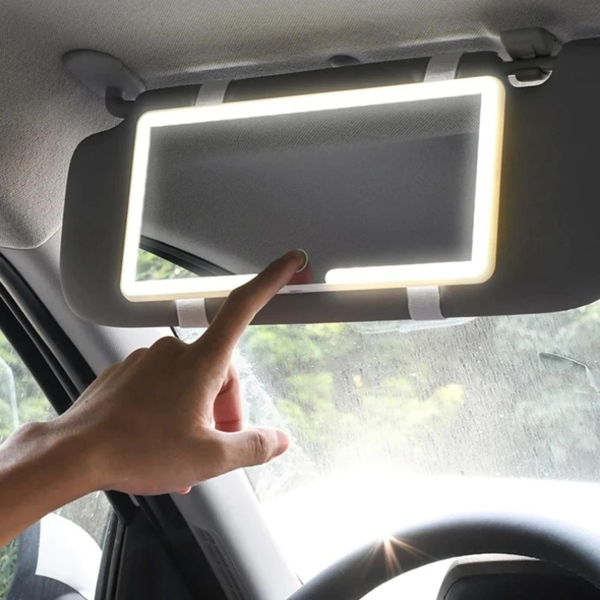 Espejo para Auto con Luz LED | LumiMirror