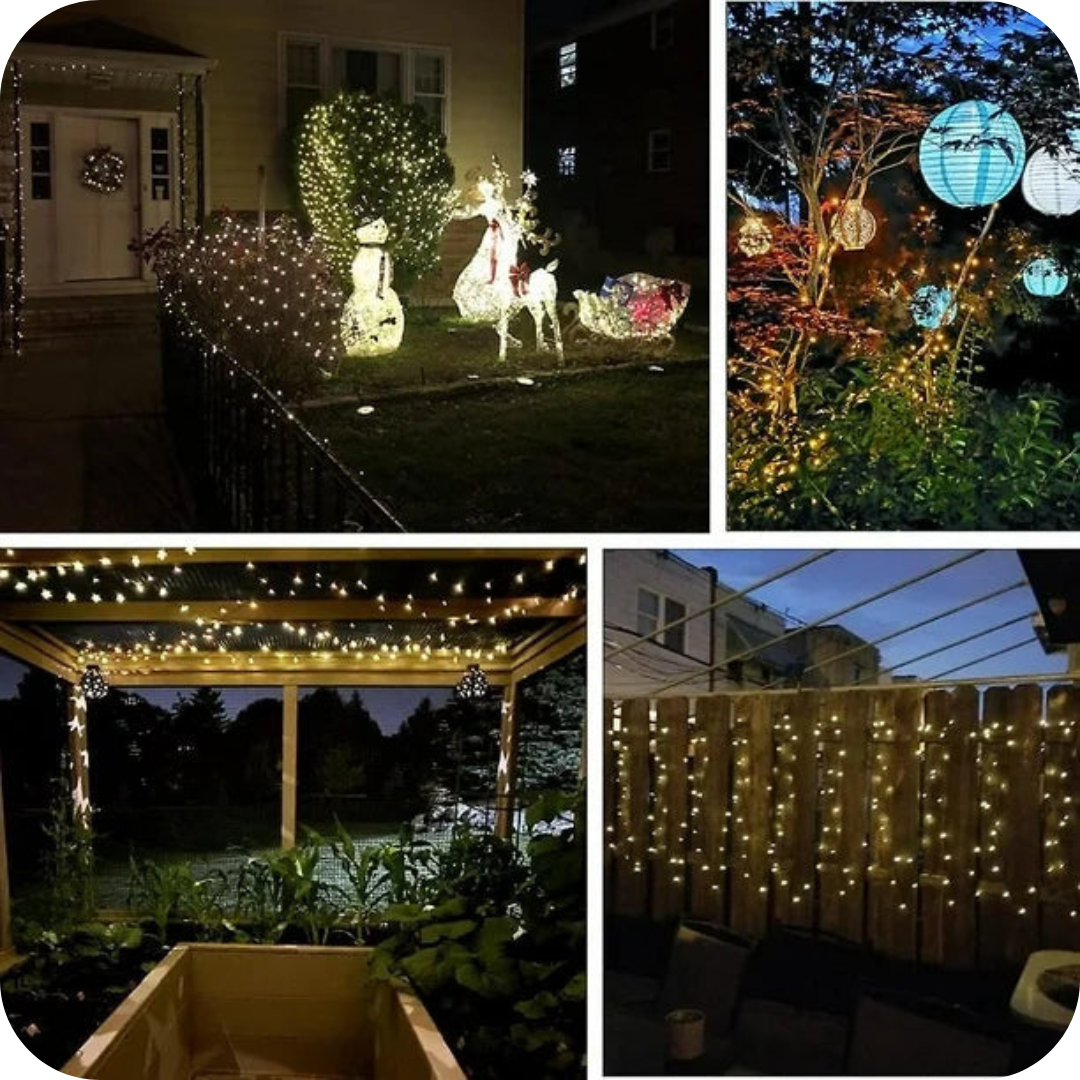 Luces Navideñas con Panel Solar | SolarFest