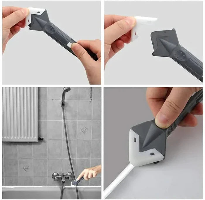 Espátula 5 en 1 para Colocar y Remover Calafateo | Leisel