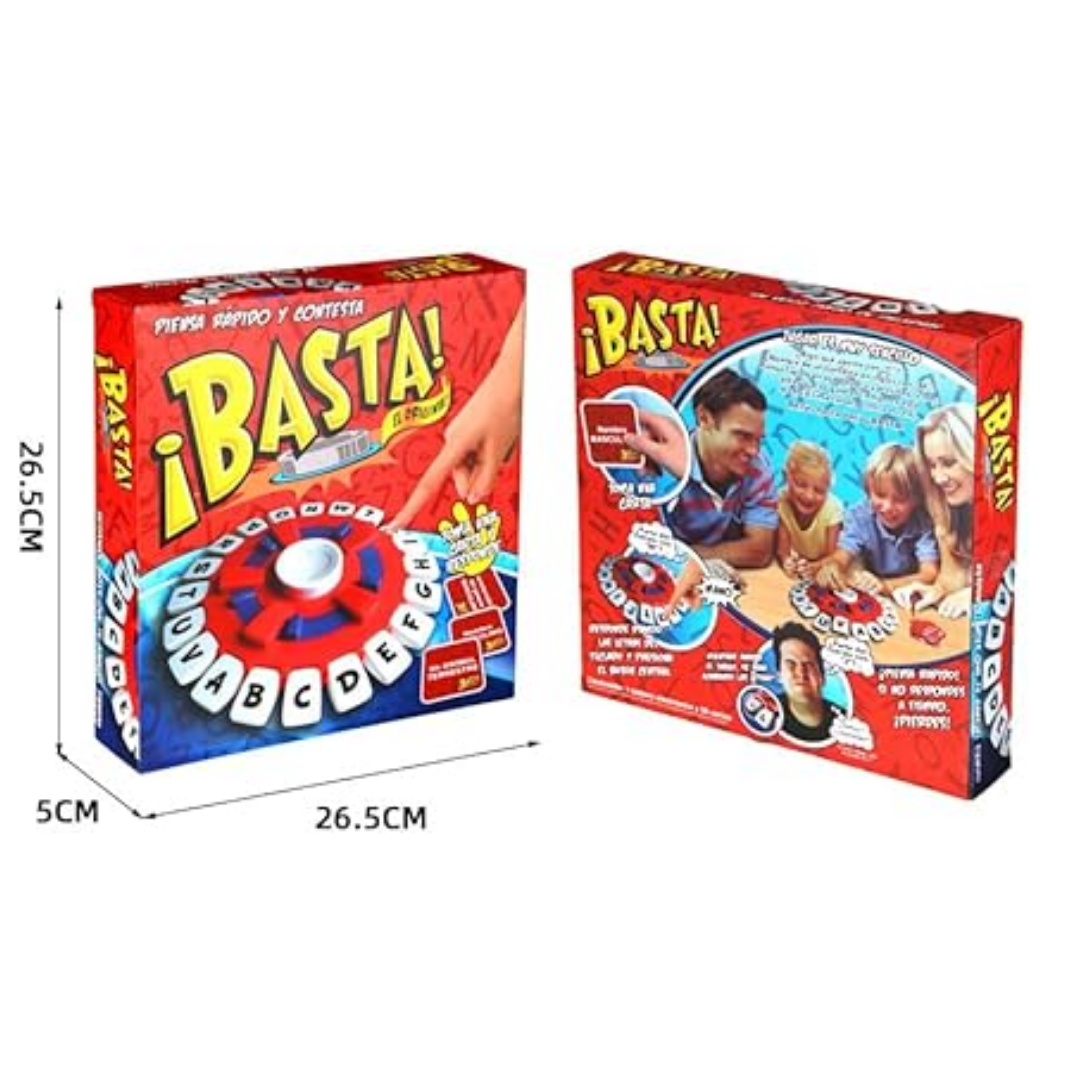 Juego de Mesa de Palabras Rápidas | ¡Basta!