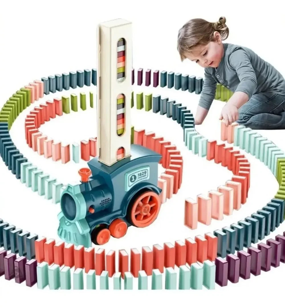 Tren Didáctico de Dominó con Música y Luces | DominoTrain