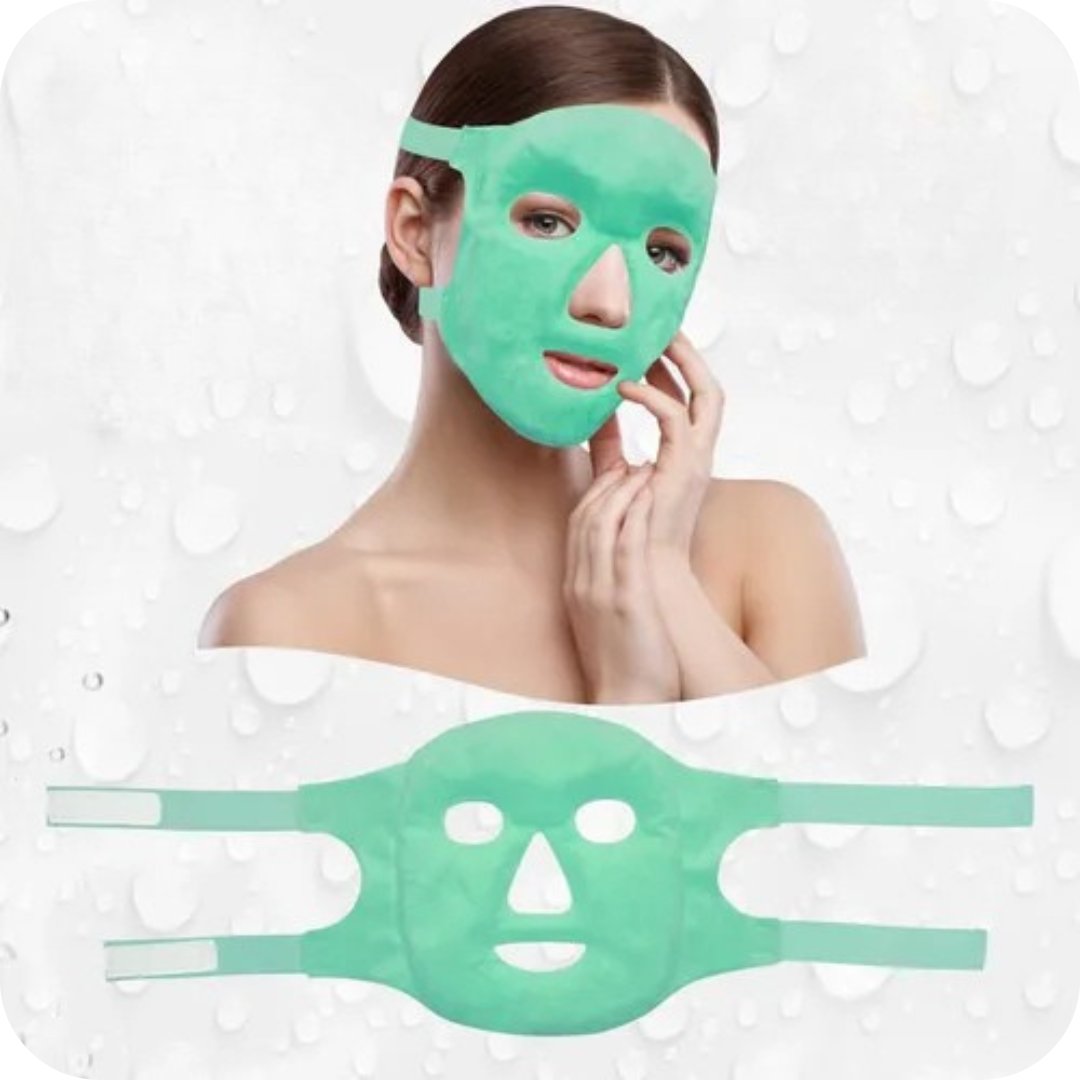 Mascarilla Facial con Gel Frío/Caliente | GlowRelax®