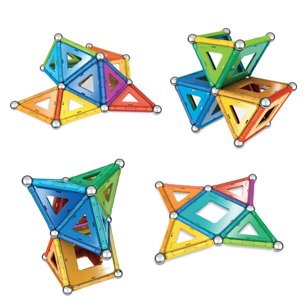 Set de Construcción Magnética con Piezas de Colores | MagnetiBuild