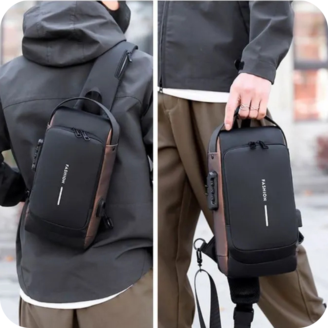 Bandolera Antirrobo con Puerto USB | UrbanPack
