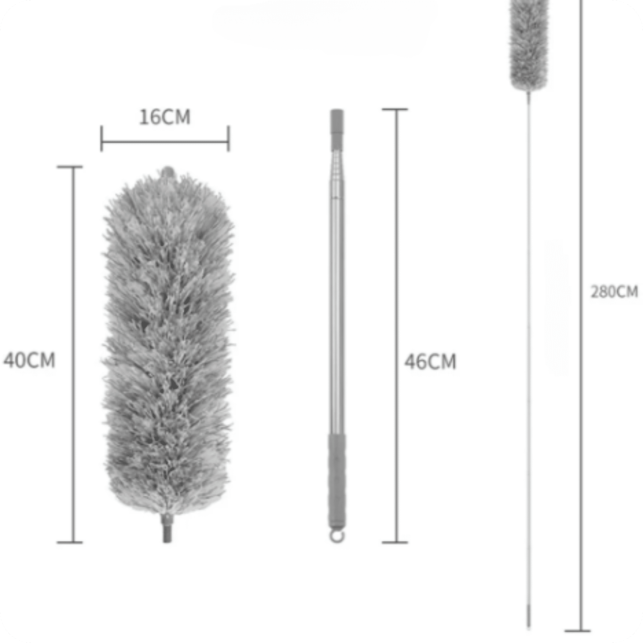 Plumero de Microfibra Extensible | LimpiaFlex®