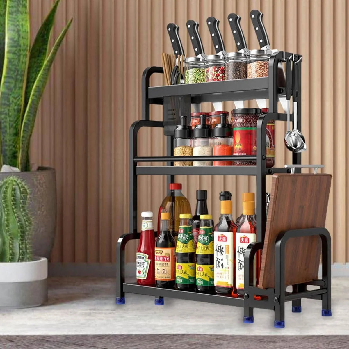 Rack Especiero de Cocina 3 Estantes ConforHome | SpaceRack