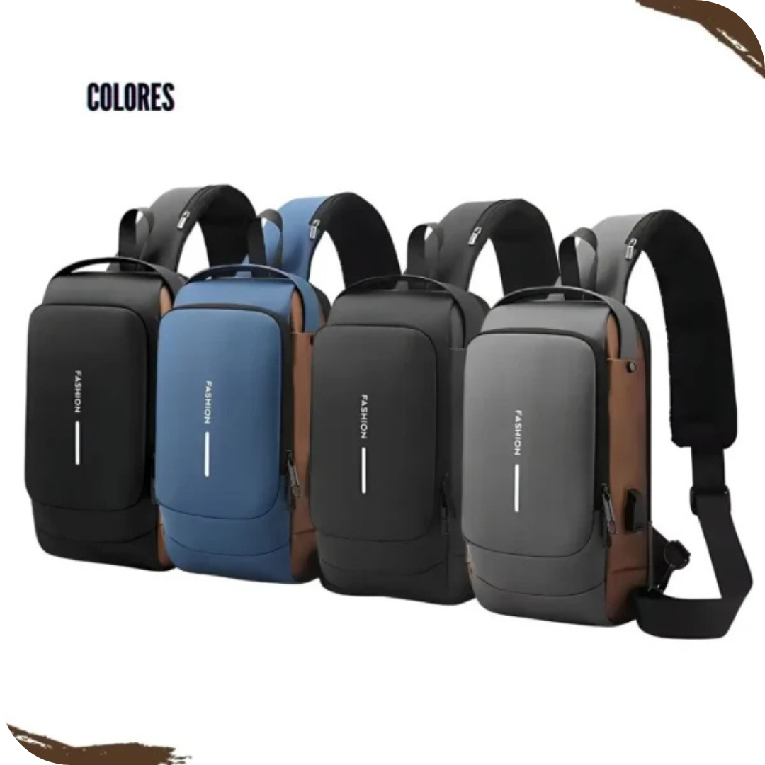 Bandolera Antirrobo con Puerto USB | UrbanPack